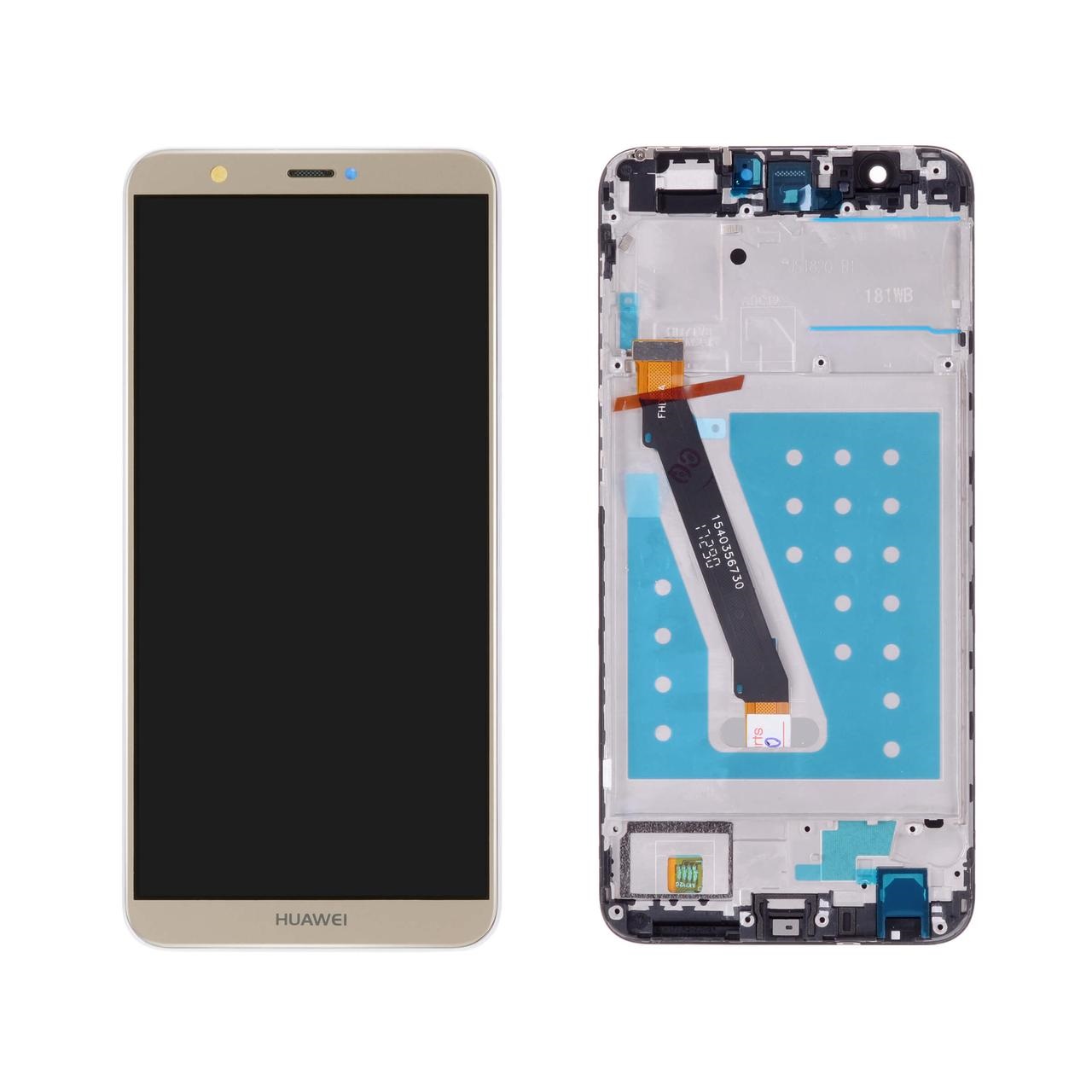 

Дисплей для Huawei P Smart (FIG-LX1) / P Smart Dual Sim (FIG-L21)/ Enjoy 7s с сенсором золотой и рамкой