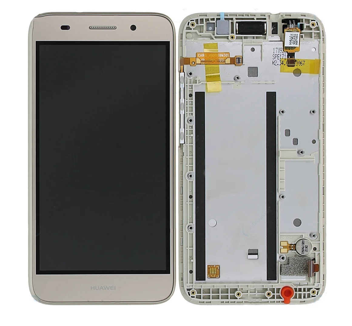 

Дисплей для Huawei Y3 (2017) (CRO-L02 / CRO-L22) / Y5 Lite (2017) с сенсором золотой и рамкой