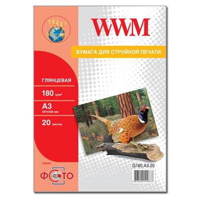 

Бумага WWM A3 (G180.A3.20)