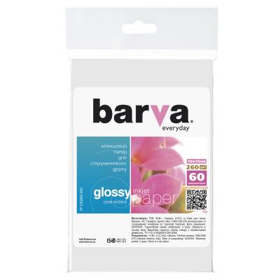 

Бумага Barva 10x15, 260g/m2, Everyday, Glossy 60с (IP-CE260-300)