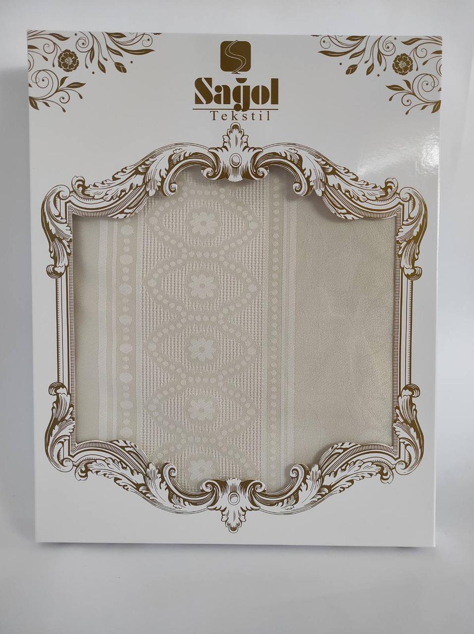 

Скатерть Sagol тефлон 160x260 St-052 Cream в коробке *