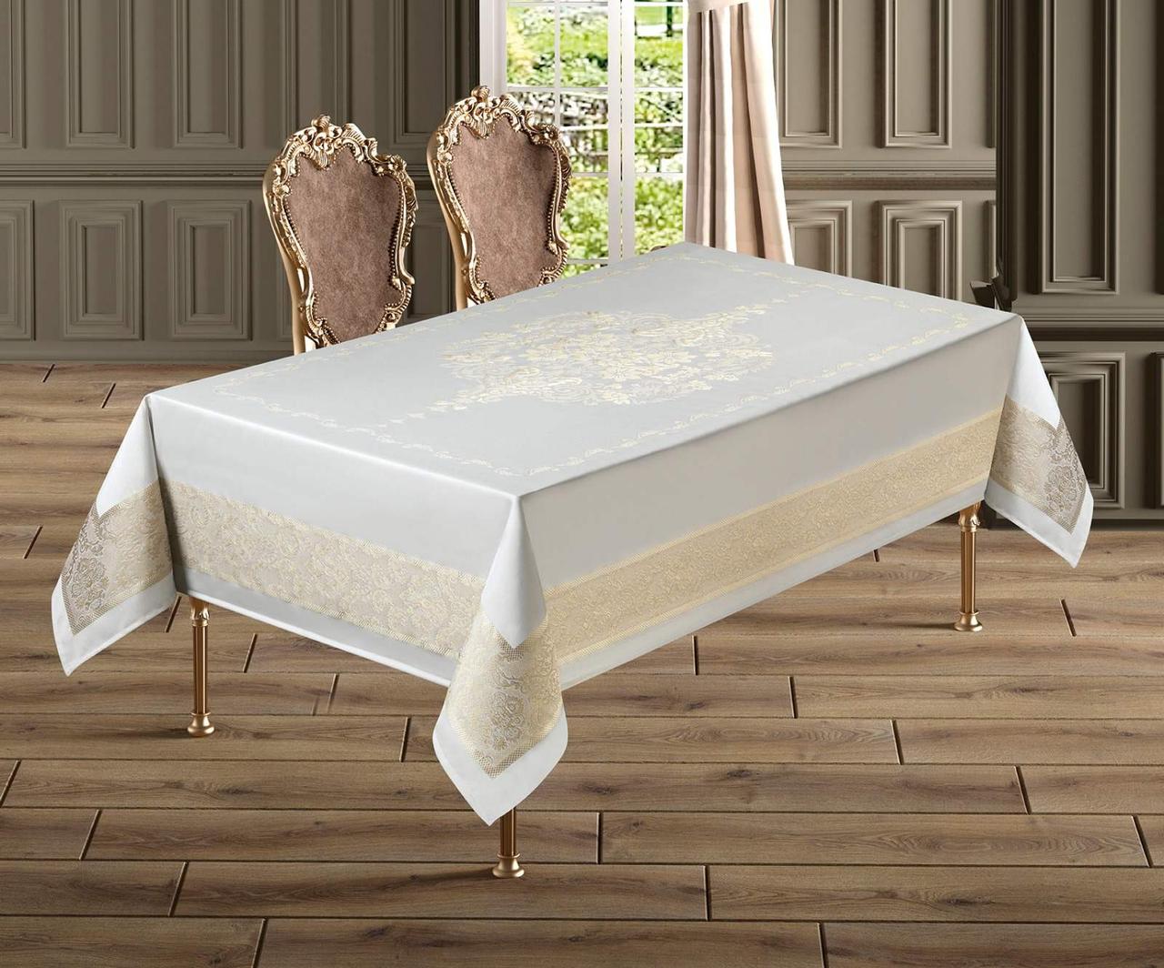 

Скатерть Sagol тефлон 160x300 St-060 Gold в коробке *