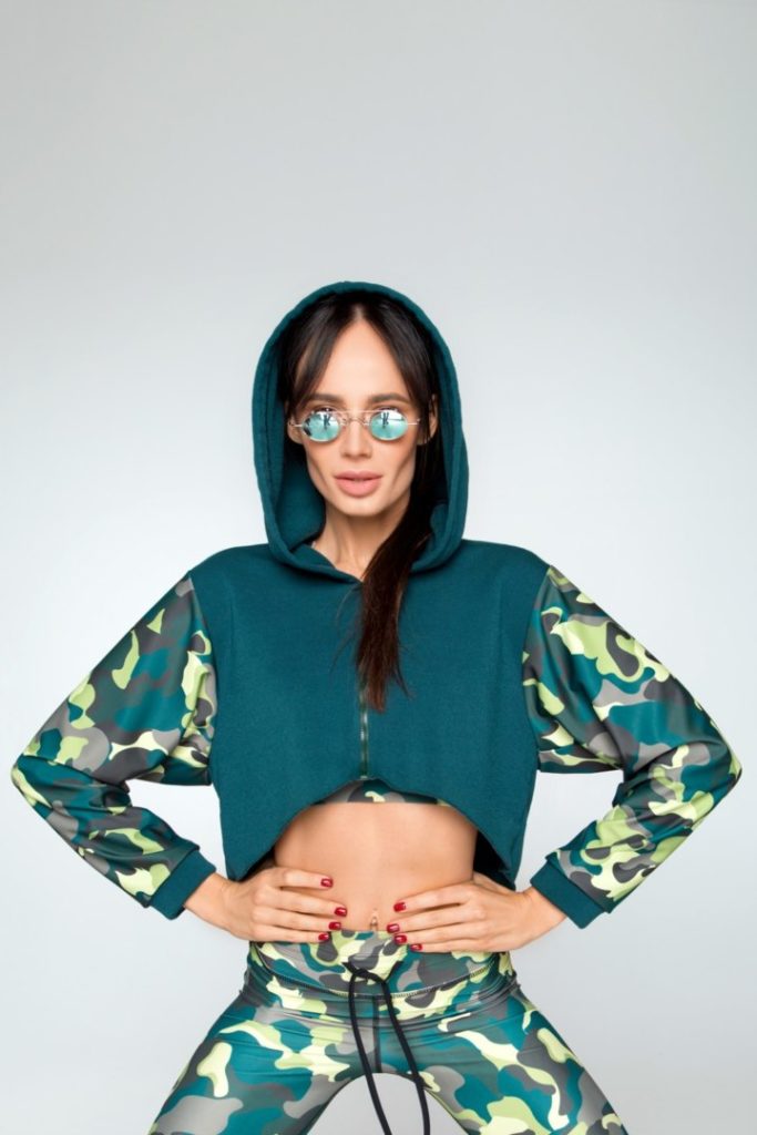 

Худи женская Designed for Fitness SAFARI M/L камуфляж