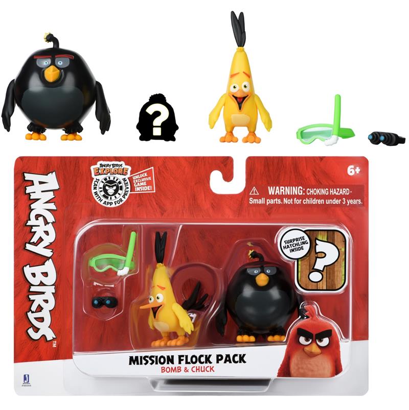

Ігровий комплект Jazwares Angry Birds ANB Mission Flock Бум і Чак (ANB0008)