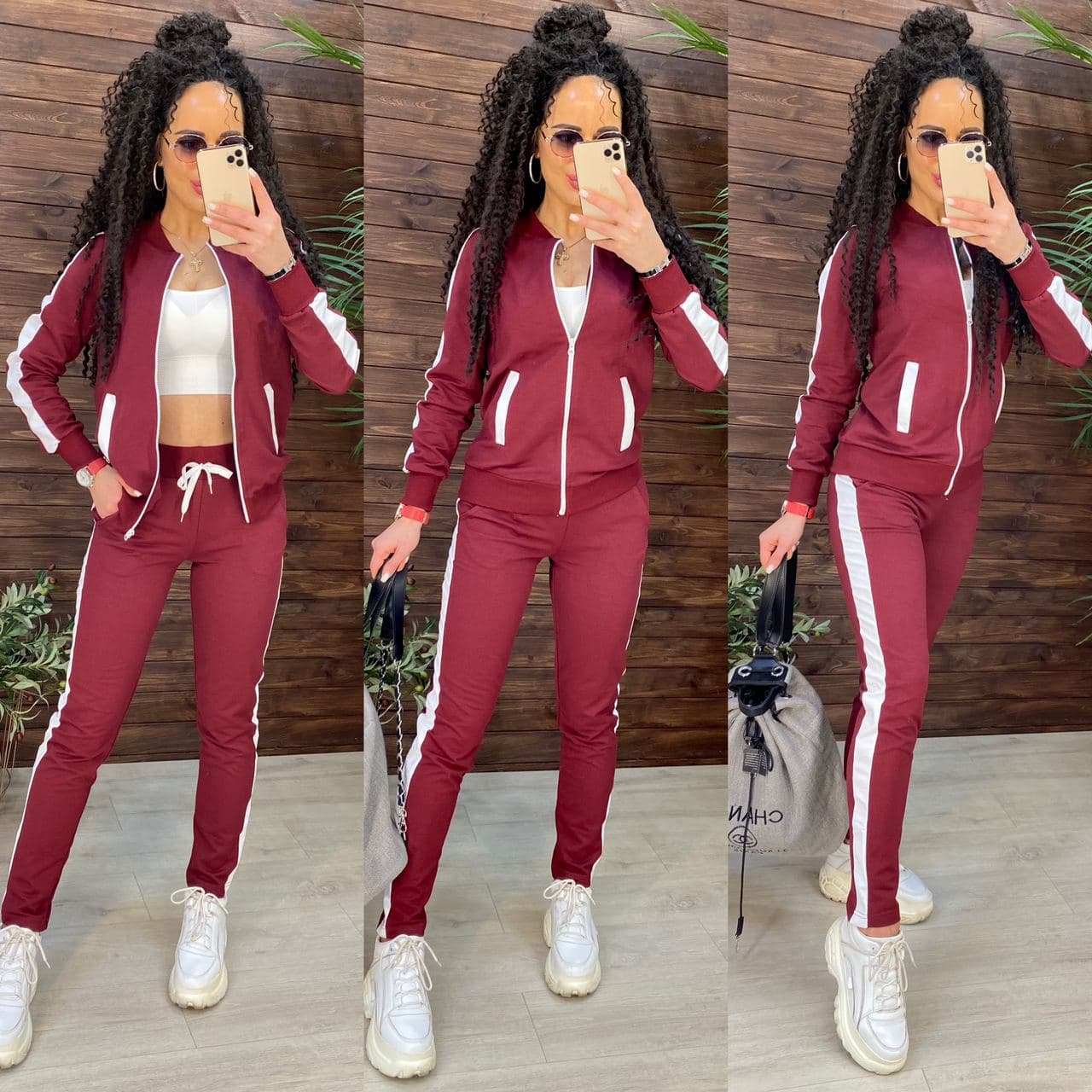 

Fashions • Спортивный костюм Алвина Fashions  бордовый (№11235тк, Fashions • Спортивный костюм Алвина Fashions L бордовый (№11235тк)