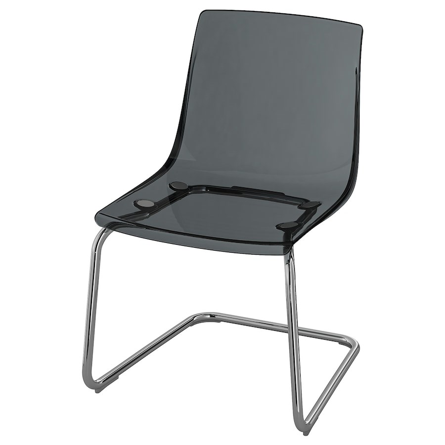 

Стілець IKEA TOBIAS сірий / хром (203.496.74)
