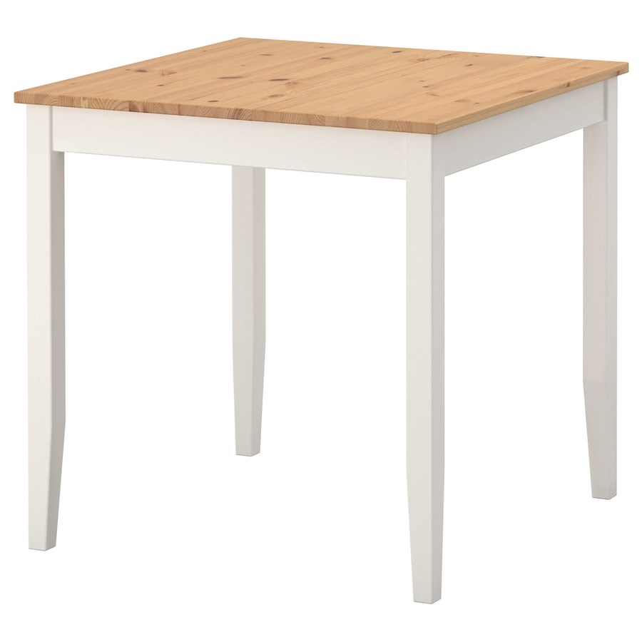 

Стіл IKEA LERHAMN 74x74 см сосна/білий (604.442.59)