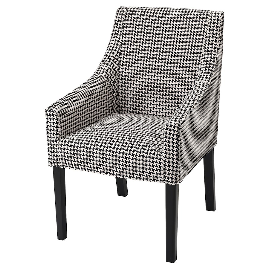 

Стілець з підлокітниками IKEA SAKARIAS чорний / Vibberbo (393.252.20)