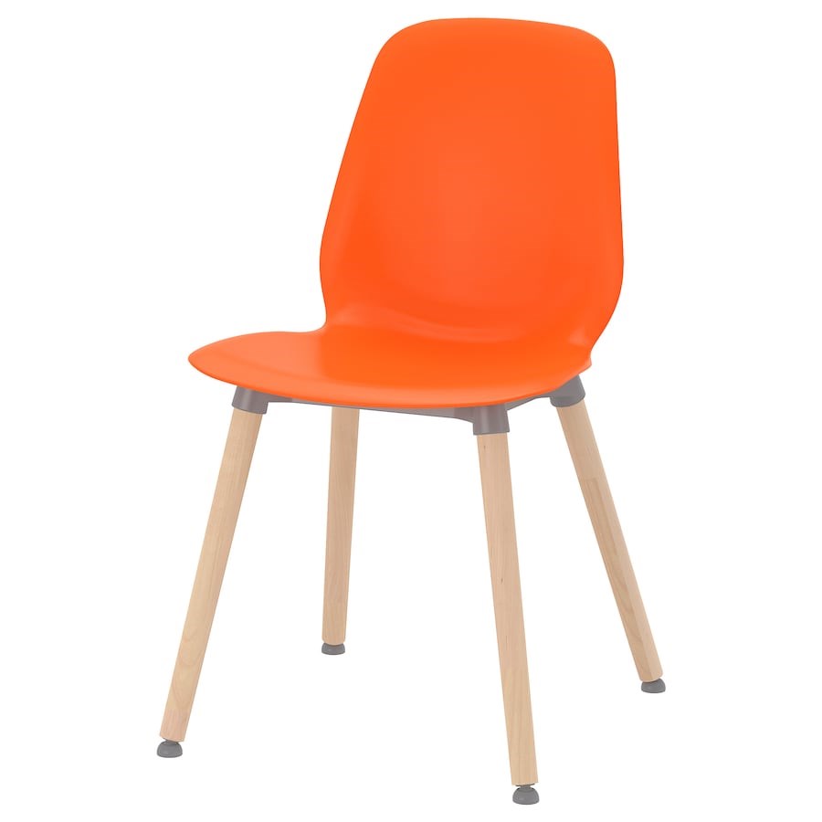 

Стілець IKEA LEIFARNE апельсин / Ernfrid береза (793.041.69)