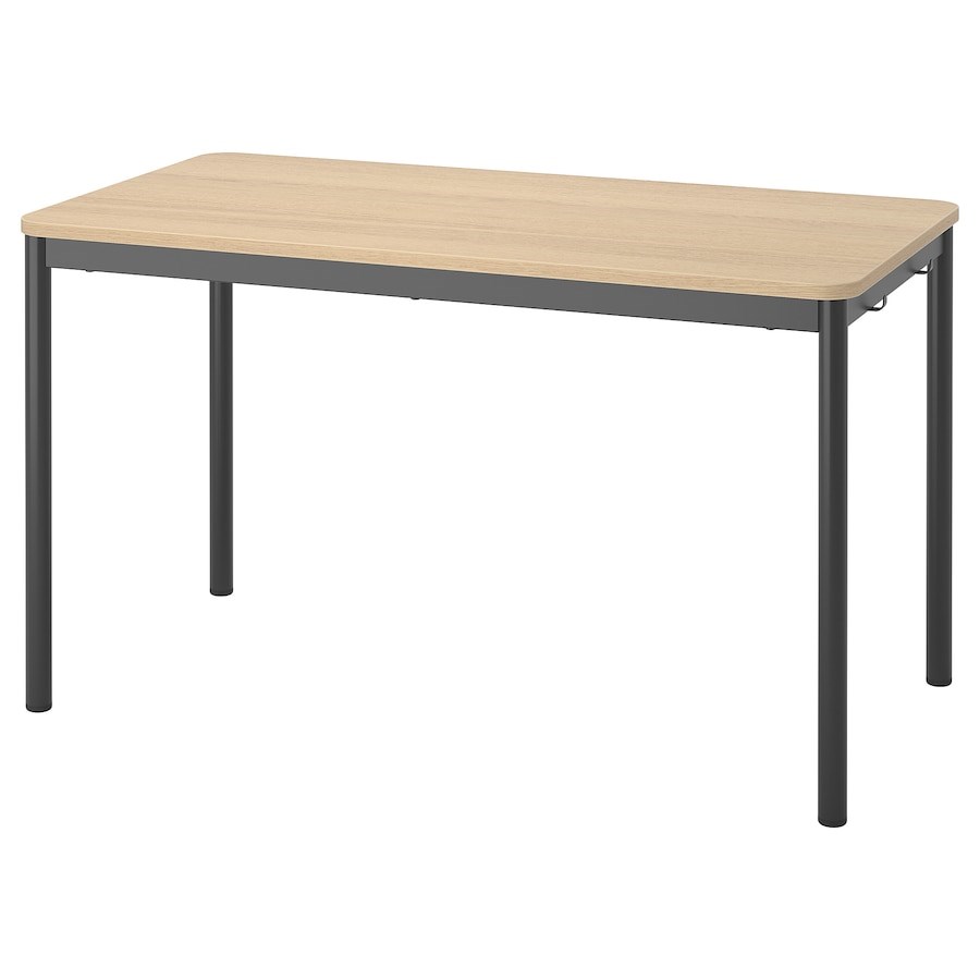 

Стіл IKEA TOMMARYD 130 х 70 см дуб/антрацит (393.875.24)