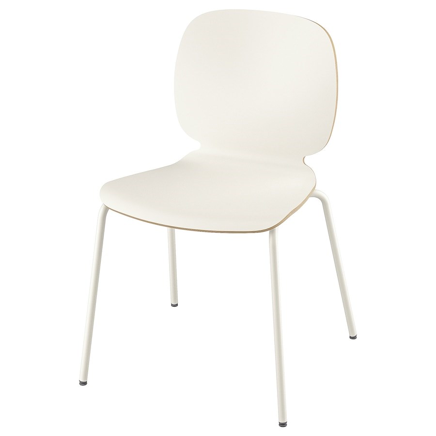 

Стілець IKEA SVENBERTIL білий / Broringe біла (791.977.01)