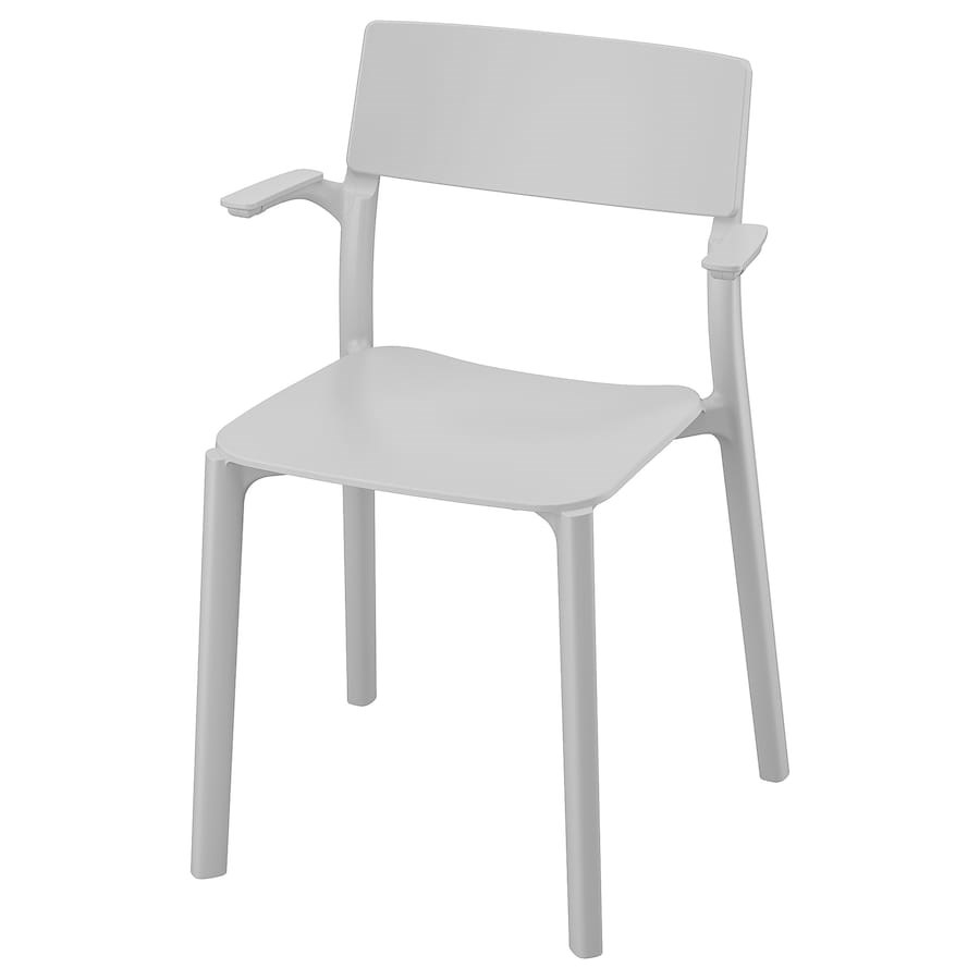 

Крісло з підлокітниками IKEA JANINGE сіре (402.805.17)