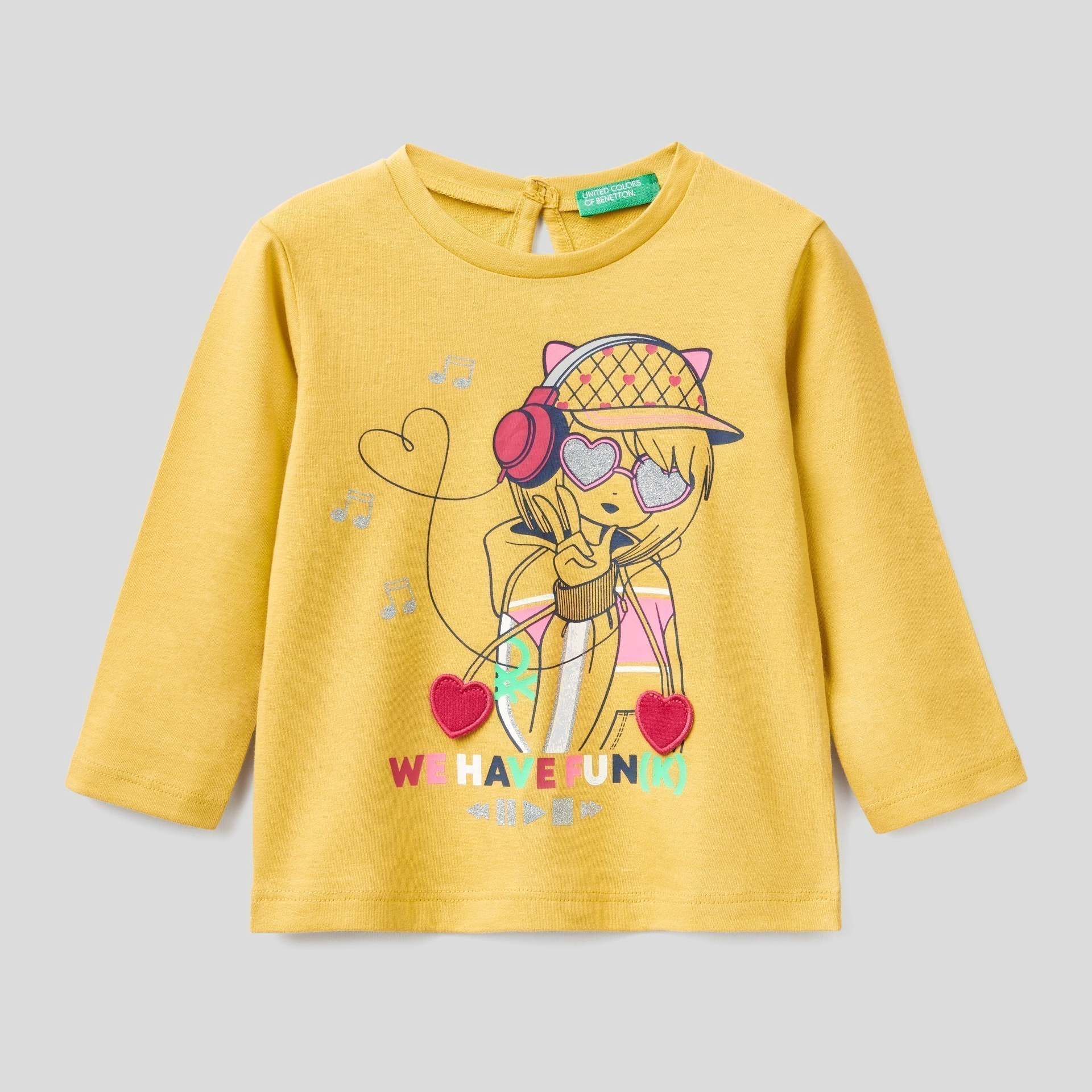 

Футболка с длинными рукавами United Colors of Benetton 3ATNC15D7.P-159 100 см XX