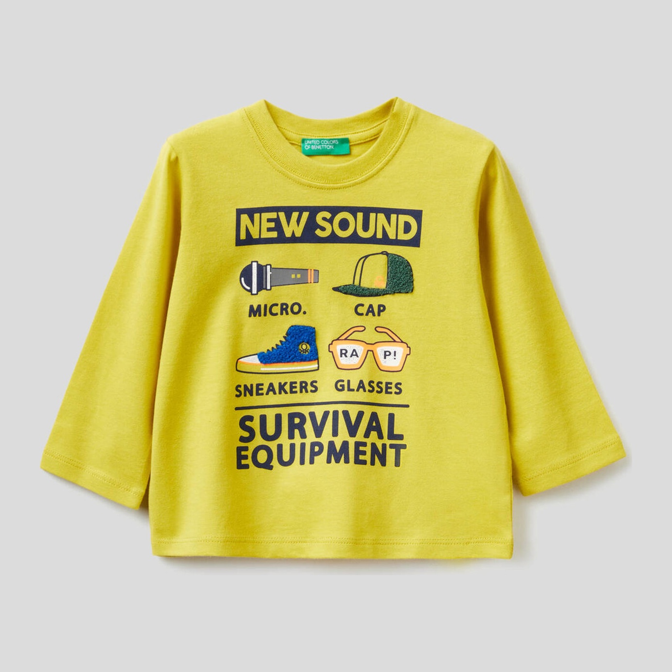 

Футболка с длинными рукавами United Colors of Benetton 3ATNC15DR.P-159 100 см XX