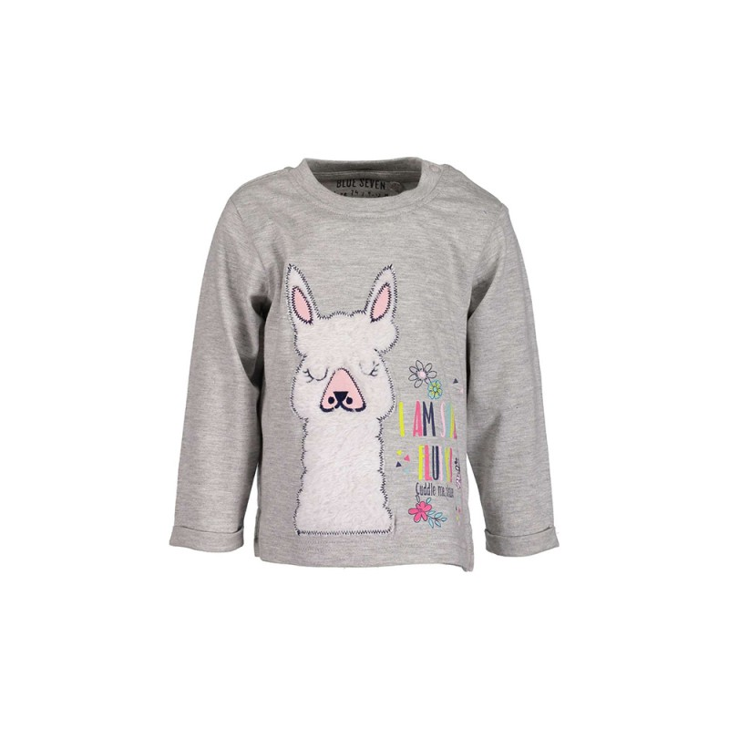 

Футболка з довгим рукавом для дівчинки Blue Seven Сірий 68 см. (950536/920/68)