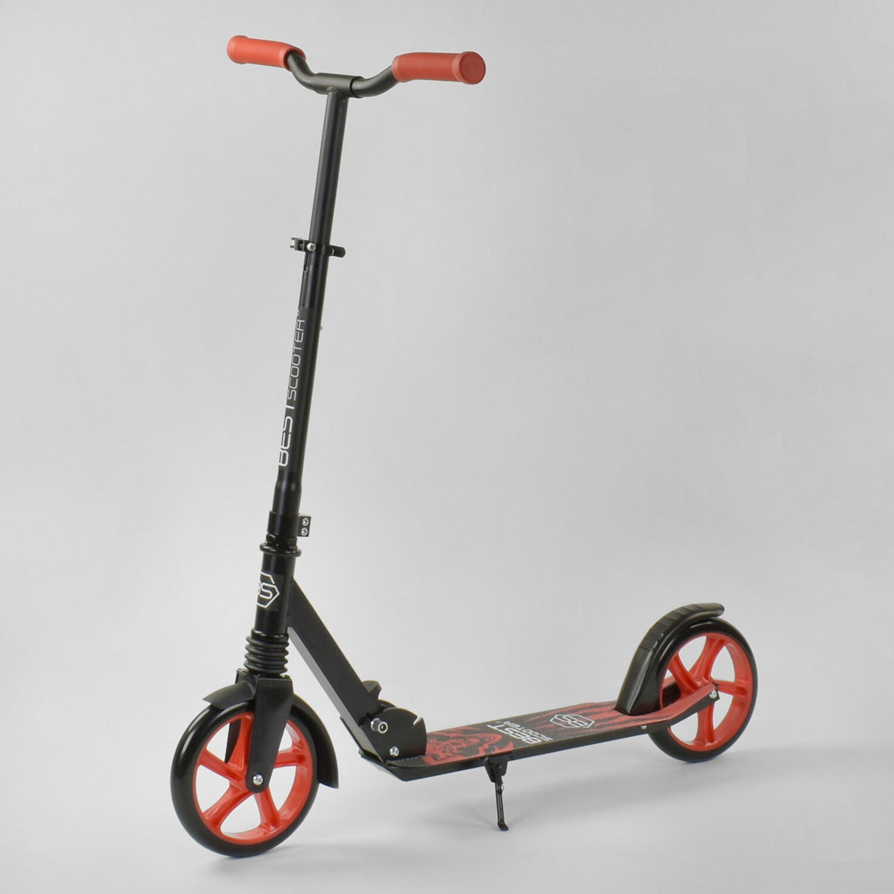 

Самокат Best Scooter Wolf 52738 Складной, Амортизатор, Подножка