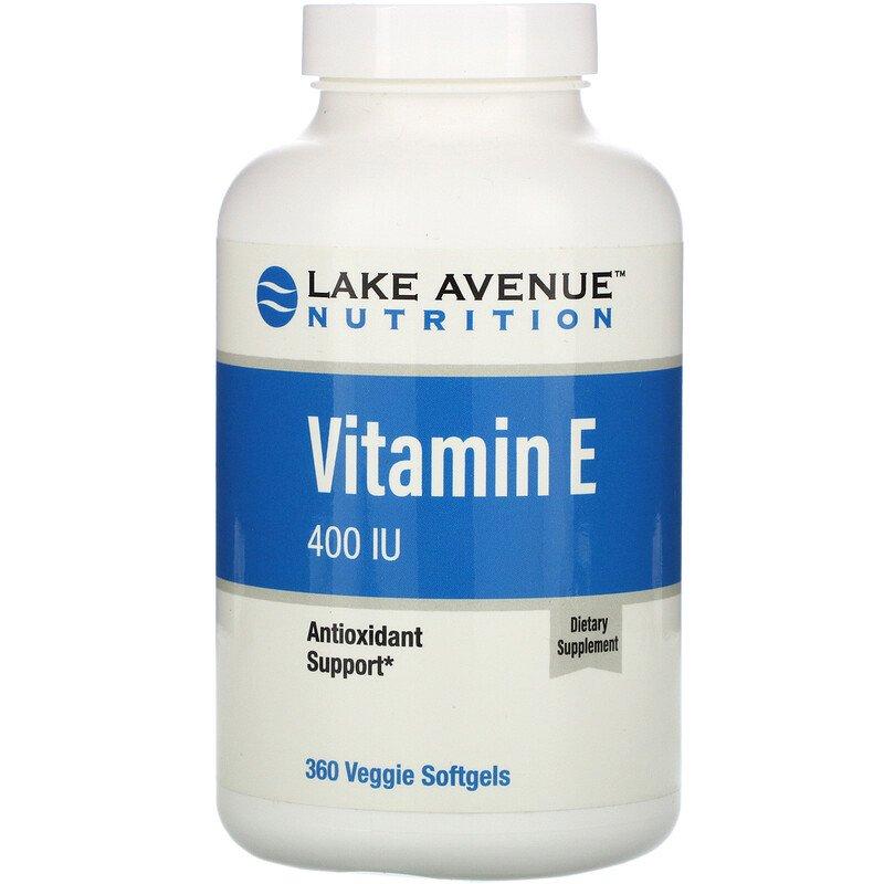 

Витамин Е, Lake Avenue Nutrition "Vitamin E" 400 МЕ (360 гелевых капсул)