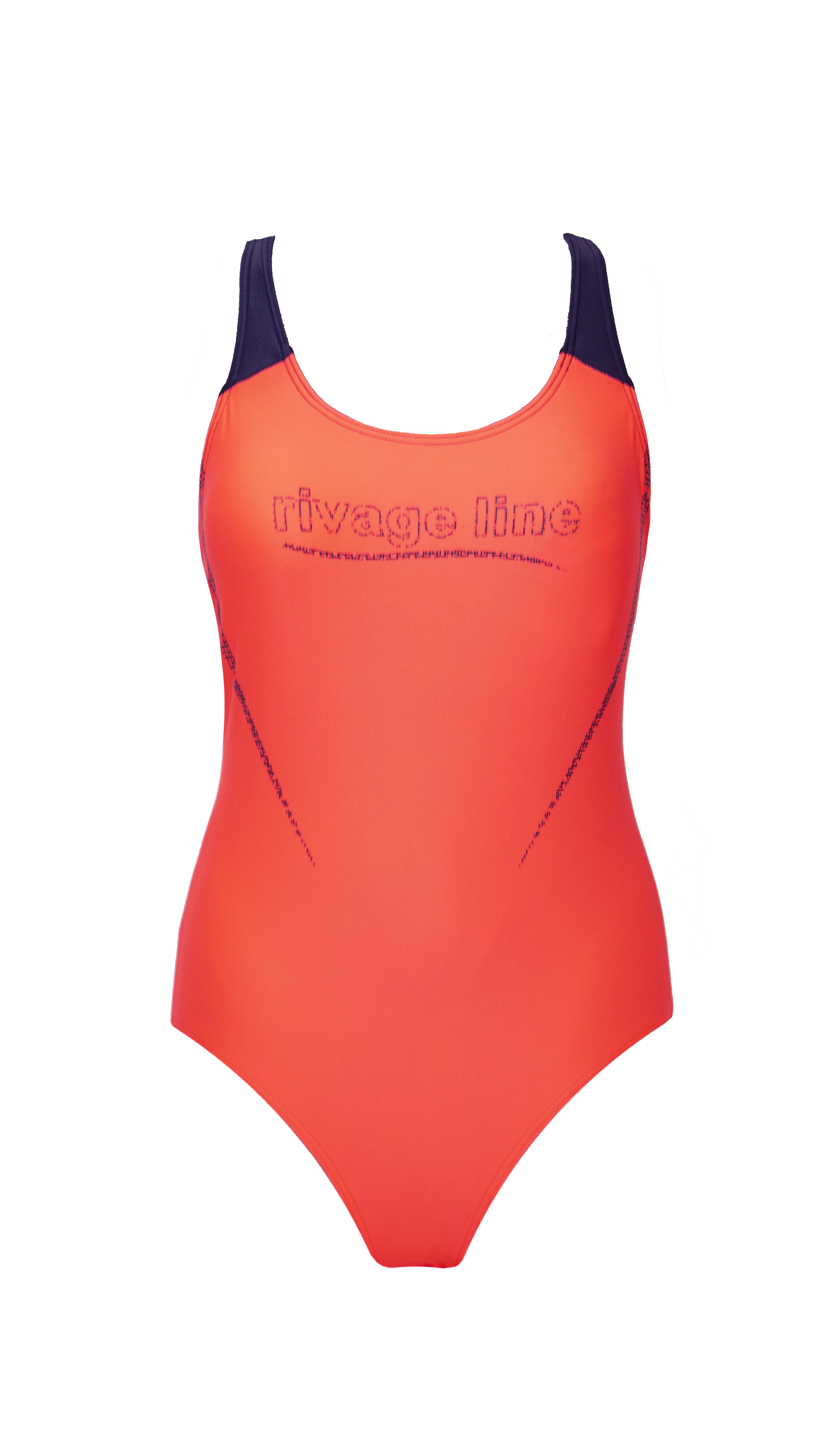 

Купальник слитный подростковый Rivage line 116 Коралловый (2149)
