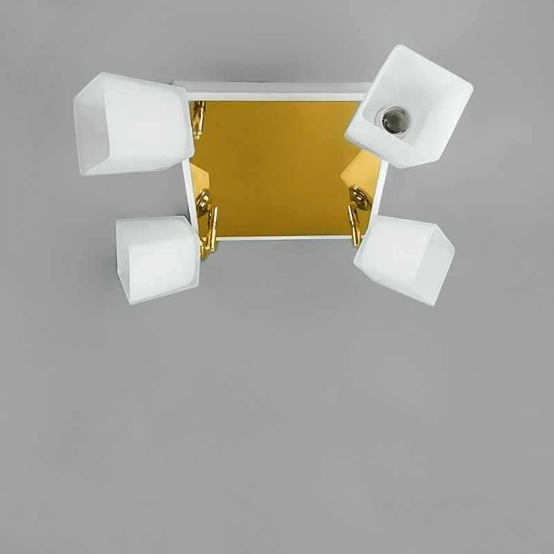 

Люстра стельова Light House NM-14971/4 FGD+WT+WT золото