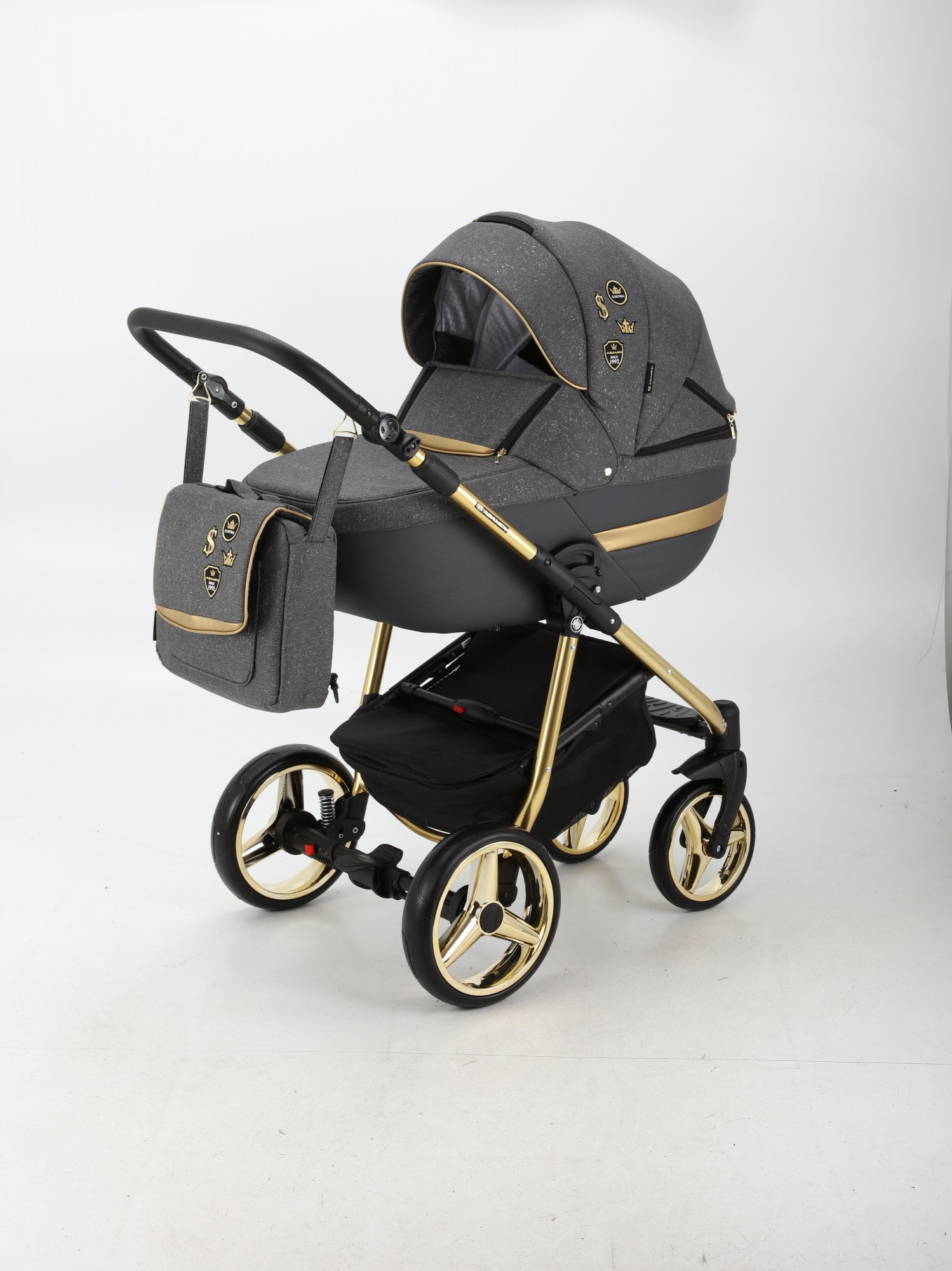 

Коляска Adamex Cortina Pro CP-462 2 в 1 Серый