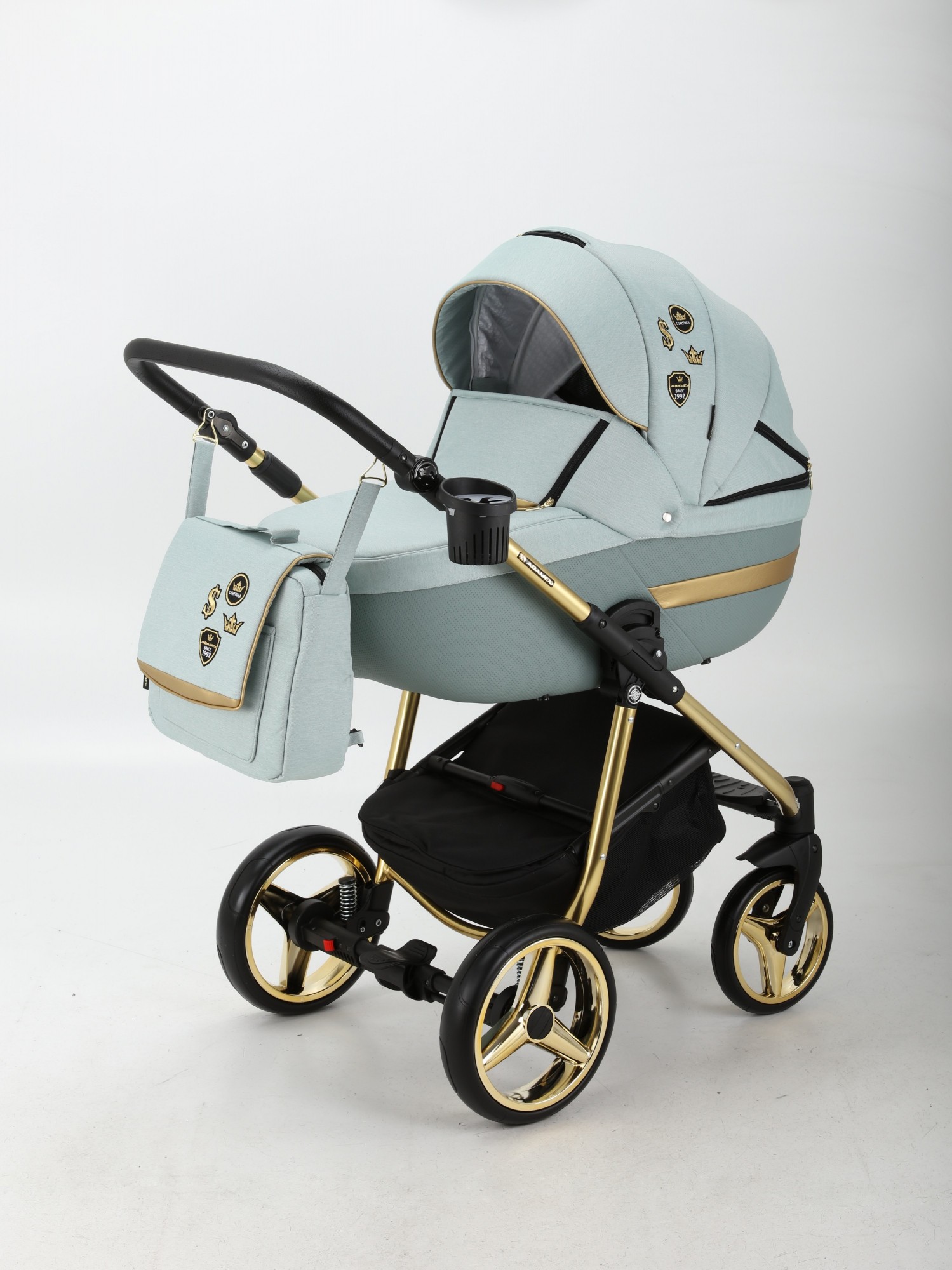 

Коляска Adamex Cortina Pro CP-475 2 в 1 Мятный