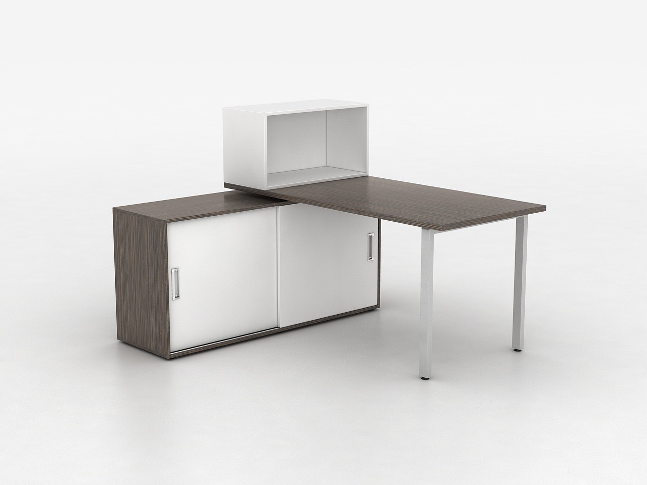 

Офисный стол с тумбой ФЭШИОН ФСО - 17, 1600*1440*750