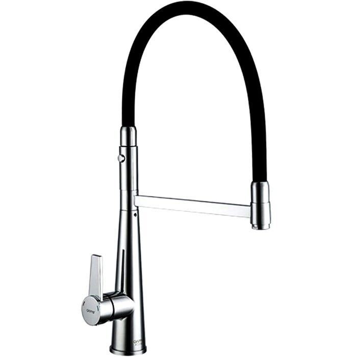 

Смеситель для кухни с гибким изливом Gappo G4398-15 Черный/Хром