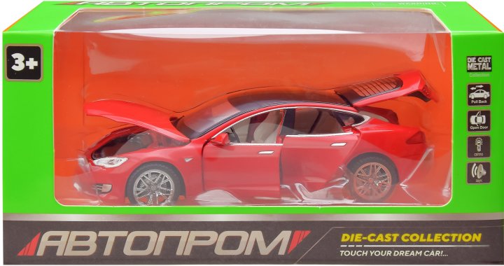 

Инерционная модель Tesla model S 1/32 автопром 6614