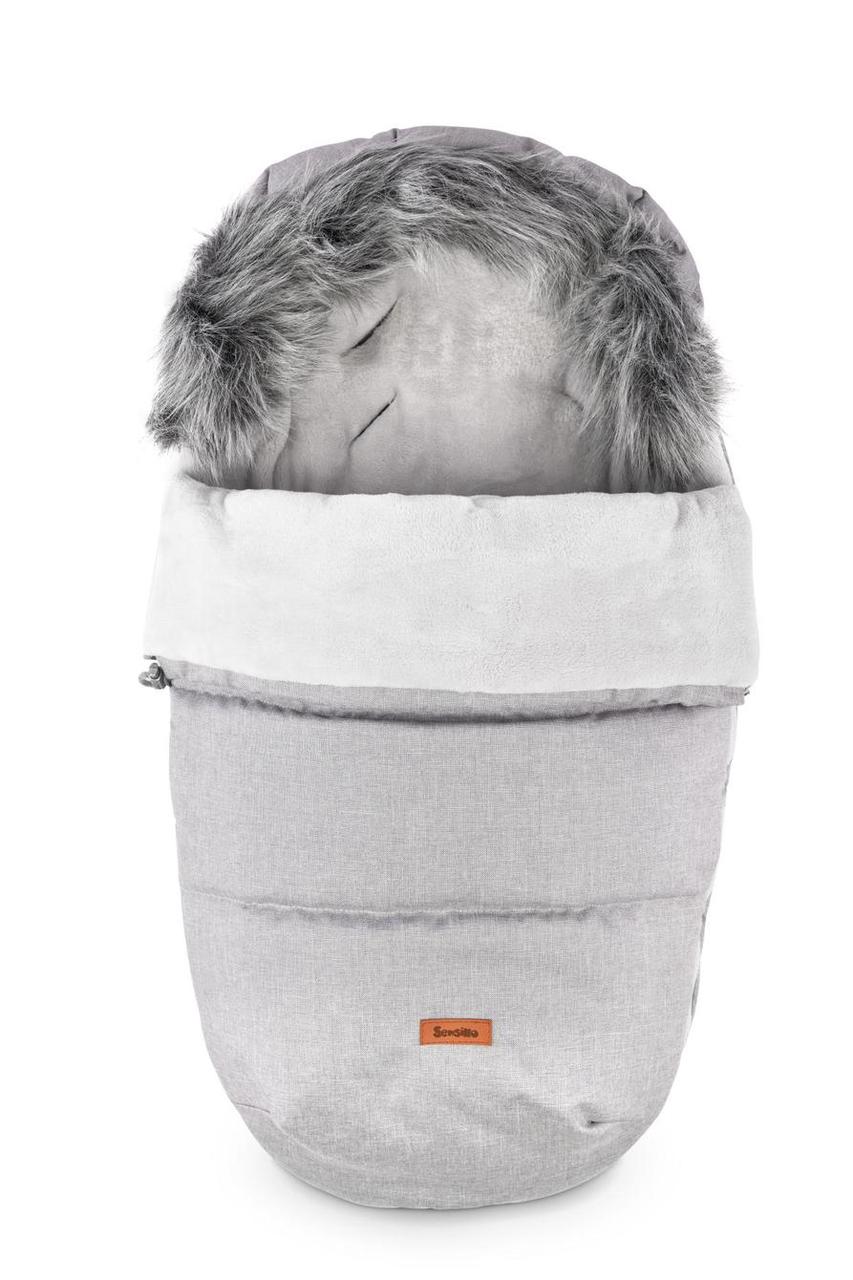 

Зимний конверт в коляску Sensillo Indiana Grey