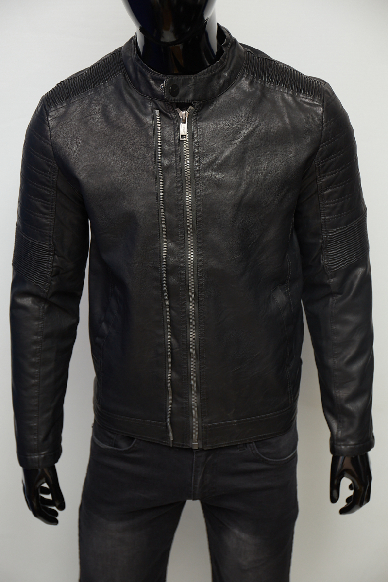 

Куртка демисезонная кожзам GS 067740 2xl Черный