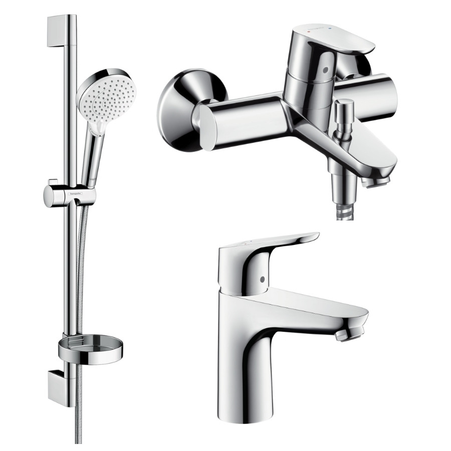 

Набор смесителей для ванны Hansgrohe Focus 1092019 (31607000+31940000+26553400) (55237)