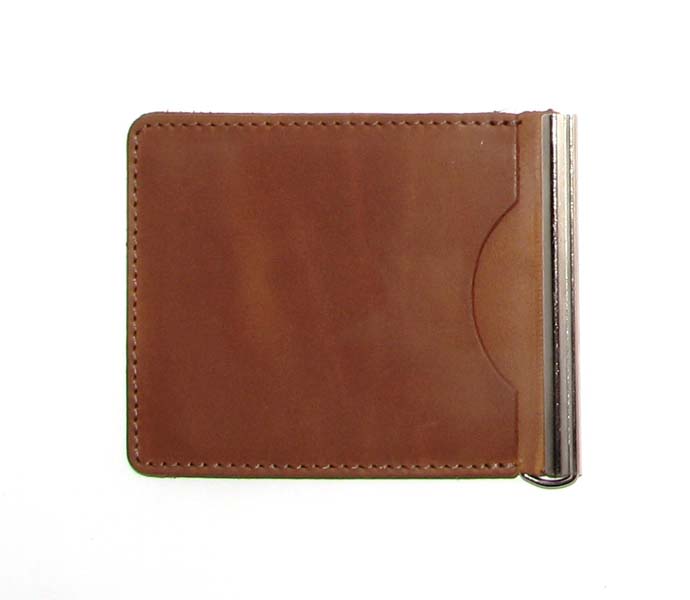 

Зажим для денег DNK Leather Spring+ col.N коричневый