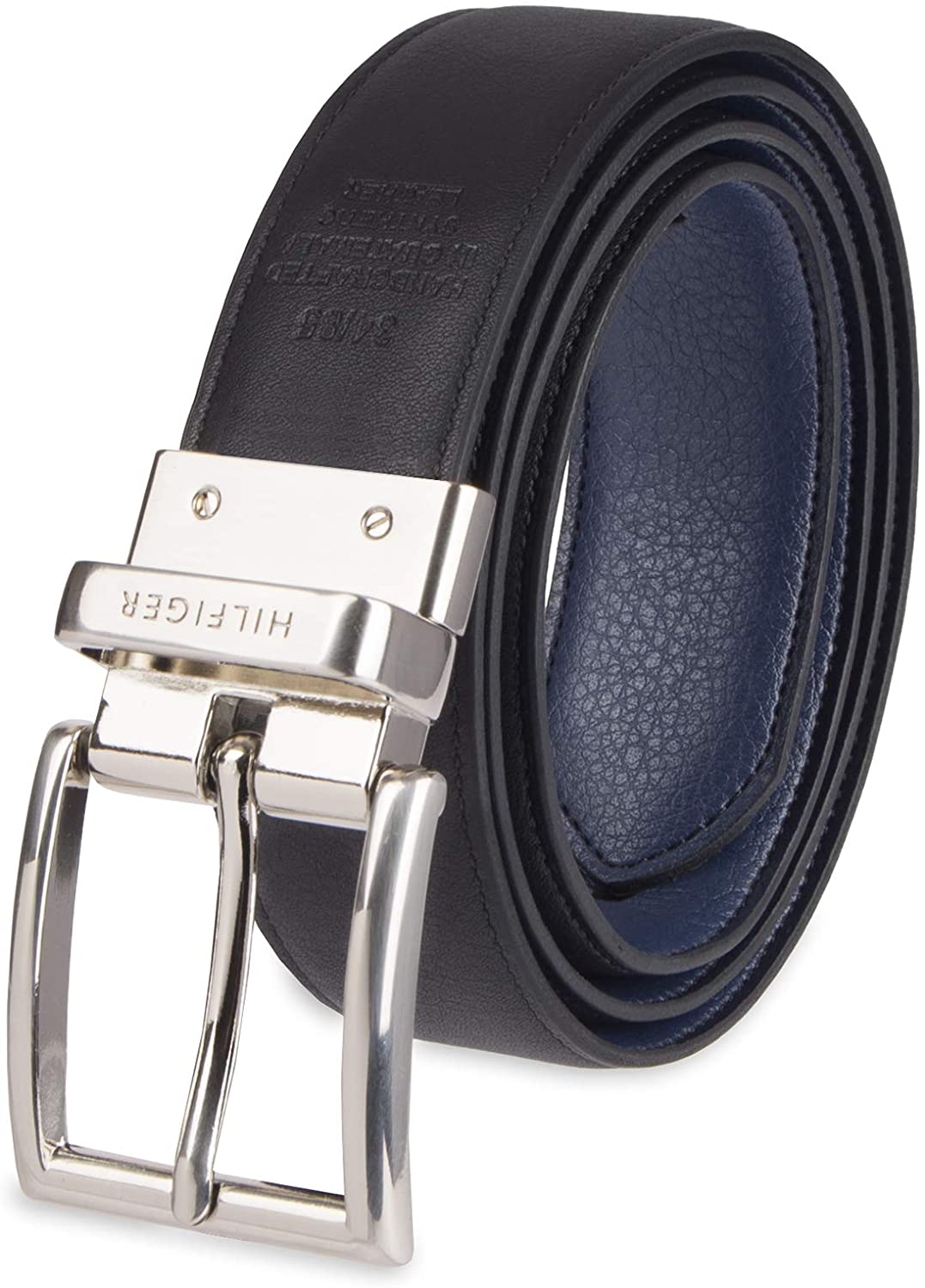 

Двусторонний мужской ремень Tommy Hilfiger art722544 (Синий/Черный, размер 44)