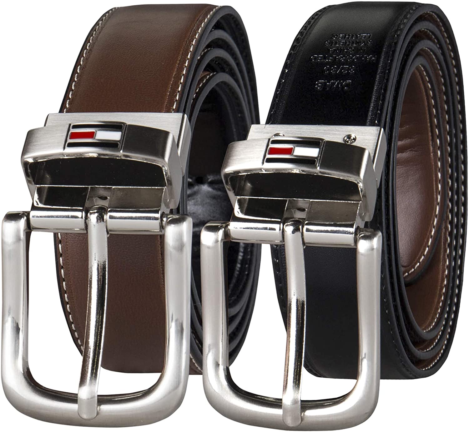 

Двусторонний мужской ремень Tommy Hilfiger art755642 (Коричневый/Черный, размер 44)