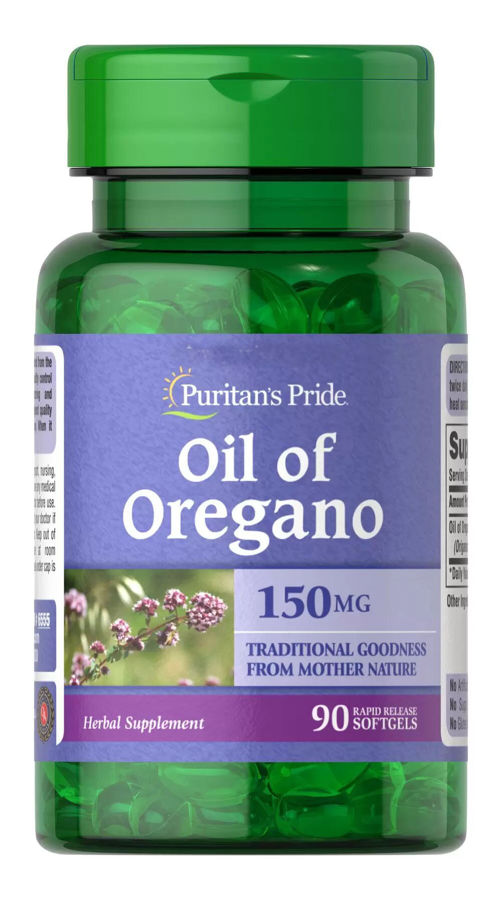 

Специальный продукт Puritan's Pride Oil of Oregano Extract 1500 mg 90 капсул (4384301626)