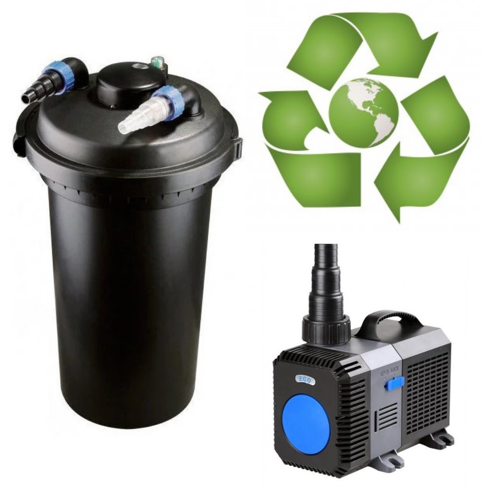 

Комплект для фильтрации пруда SunSun CPF-500 ECO UV 18 W до 30 000 л