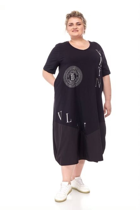 

Женское платье ботал BFS, Зодиак черный 10XL, Женское платье ботал BFS, Зодиак черный 10XL 66-68