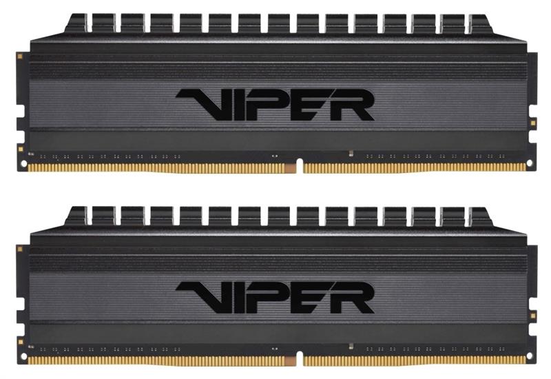 

Модуль памяти DDR4 2x32GB/3600 Patriot Viper 4 Blackout (PVB464G360C8K)
