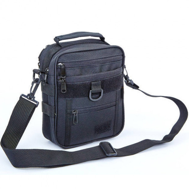 

Сумка тактическая многоцелевая через плечо SILVER KNIGHT black TY-432