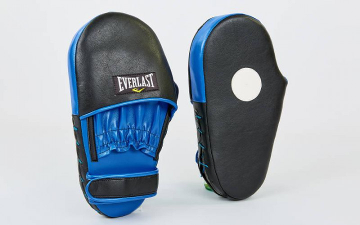 

Лапы боксерские Прямые удлиненная (2шт) Кожзам EVERLAST (35x20х5см) синий BO-7287