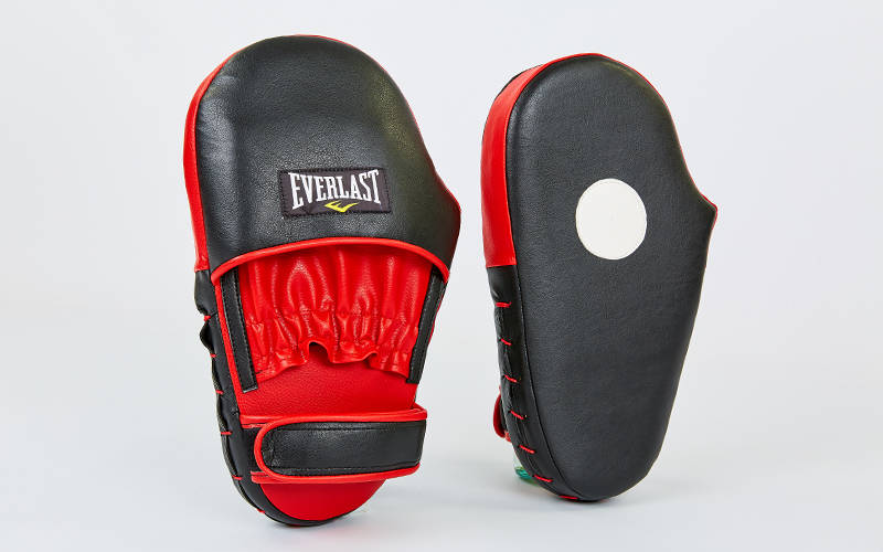 

Лапы боксерские Прямые удлиненная (2шт) Кожзам EVERLAST (35x20х5см) красный BO-7287