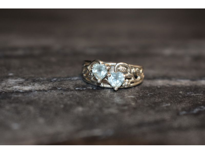 

Серебряное кольцо с камнем Голубая Шпинель Sky Jewelry 000748