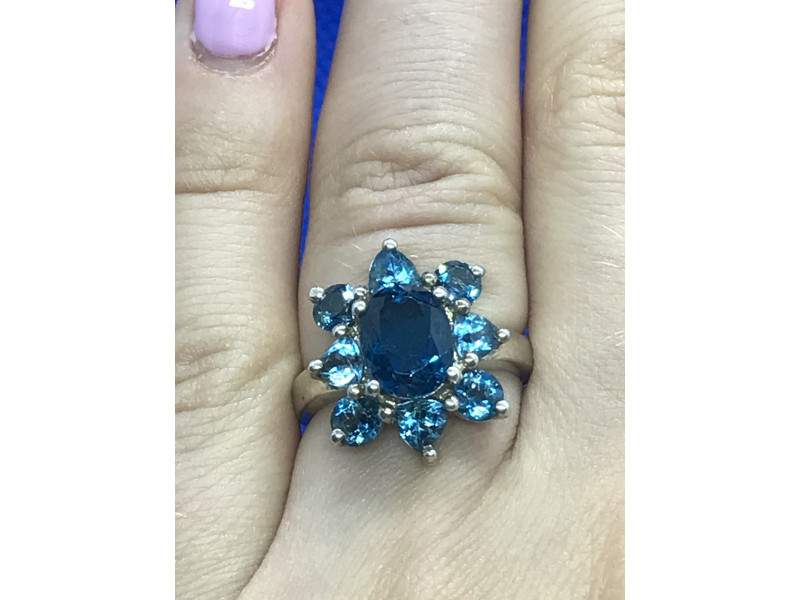 

Серебряное кольцо с камнем Шпинель Sky Jewelry 000164