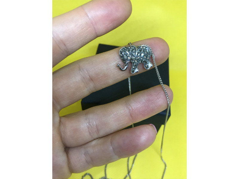 

Серебряная цепочка с кулоном-слоник Sky Jewelry 000281