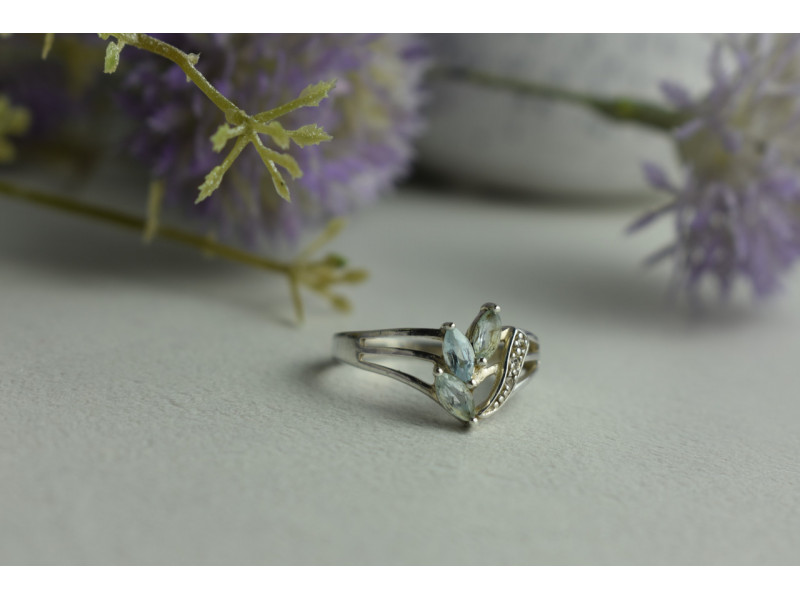 

Серебряное кольцо с Топазом 925 проба Sky Jewelry 001132