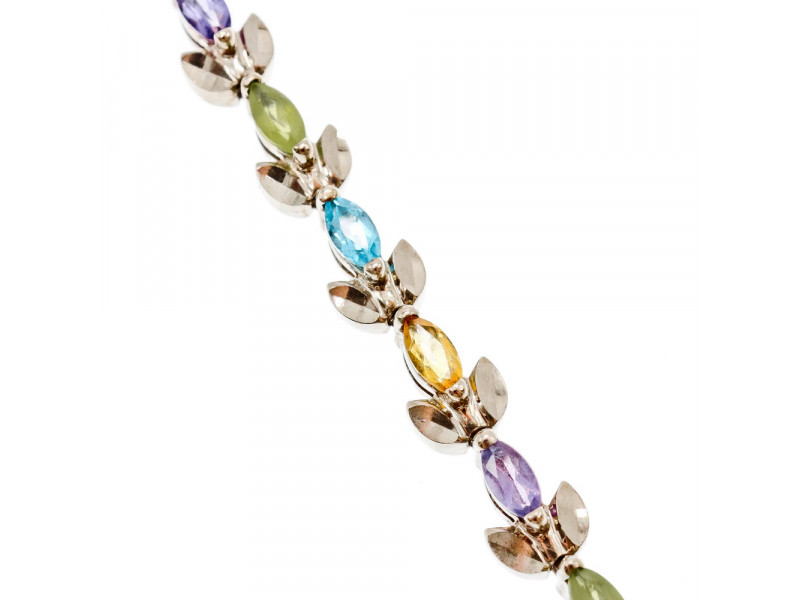 

Браслет серебро 925 пробы с натуральными камнями Натуральный Sky Jewelry 000249