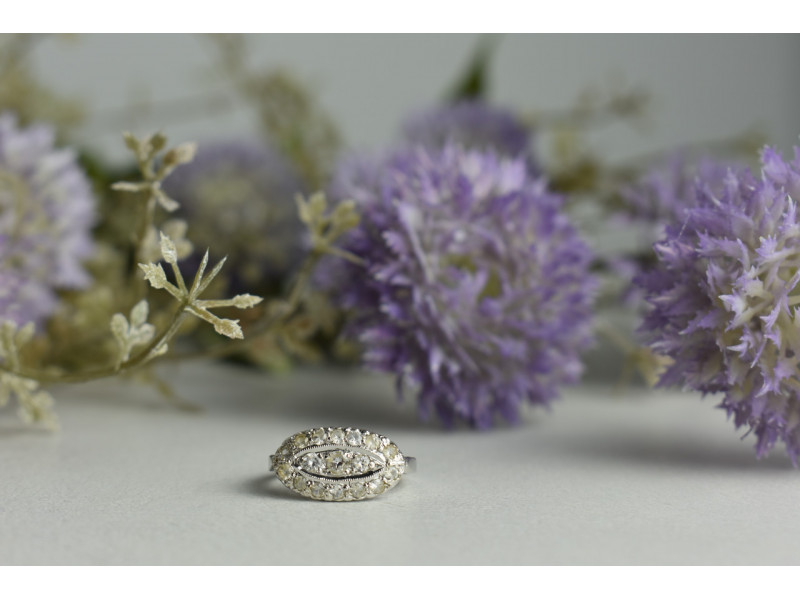 

Серебряное кольцо с камнями Гошенит (берилл) Sky Jewelry 001078