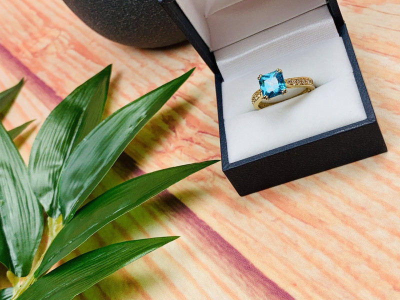 

Серебряное кольцо в позолоте с Топазом Sky Jewelry 000699