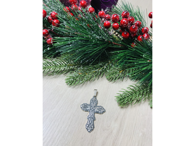 

Красивый серебряный крестик Sky Jewelry 000455