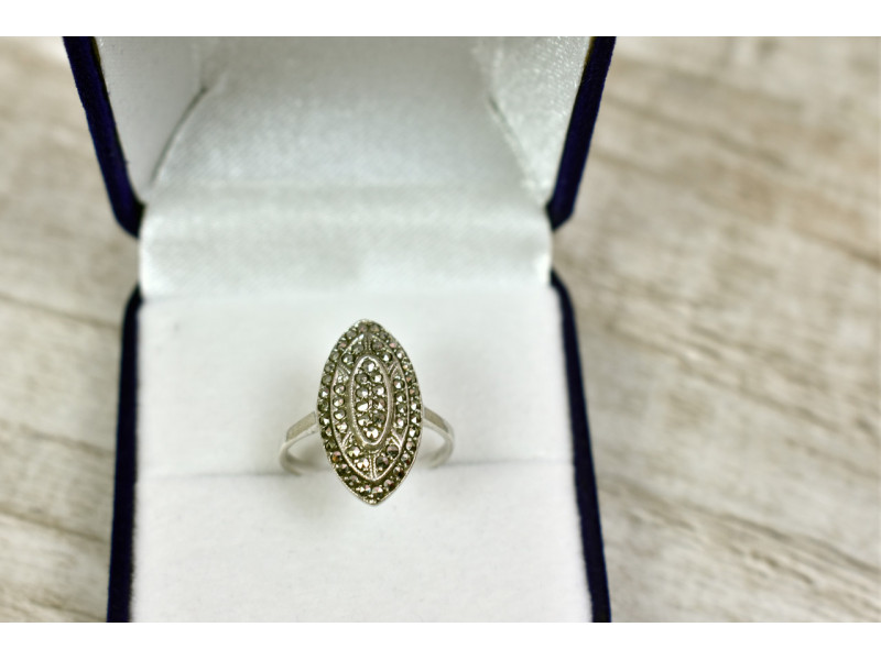 

Серебряное кольцо с марказитом Sky Jewelry 000714